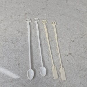 Vintage Lot 4 McDonald's McSpoon Coffee Stir Spoon Stirrer Swizzles